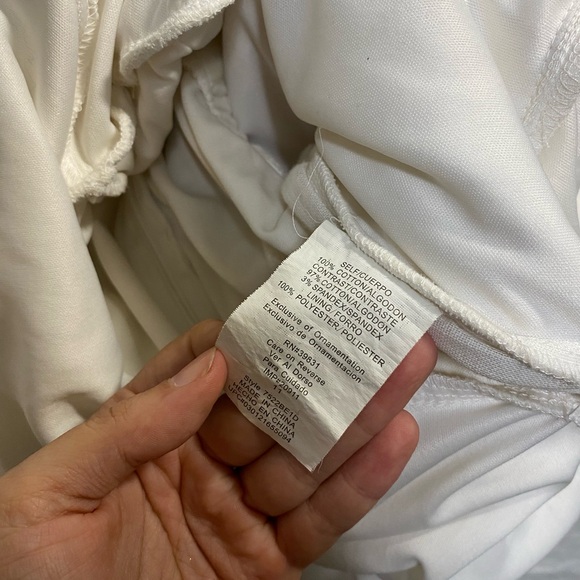 Lace Embroidered Mini Dress Vintage Style Strapless Ruched Top Fitted Flare J 11 - Picture 14 of 14